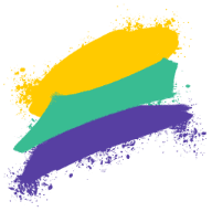 YellowTealPurple
